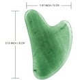 thumbnail image 4 of Corazón Gua Sha grande de ina beauty - Piedra de jade natural para levantar la cara, disminuir la hinchazón y apretar, 4 of 6