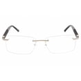 thumbnail image 2 of Charriol PC75109 C02 Men's Shiny Silver Black Frame Eyeglasses, 2 of 2