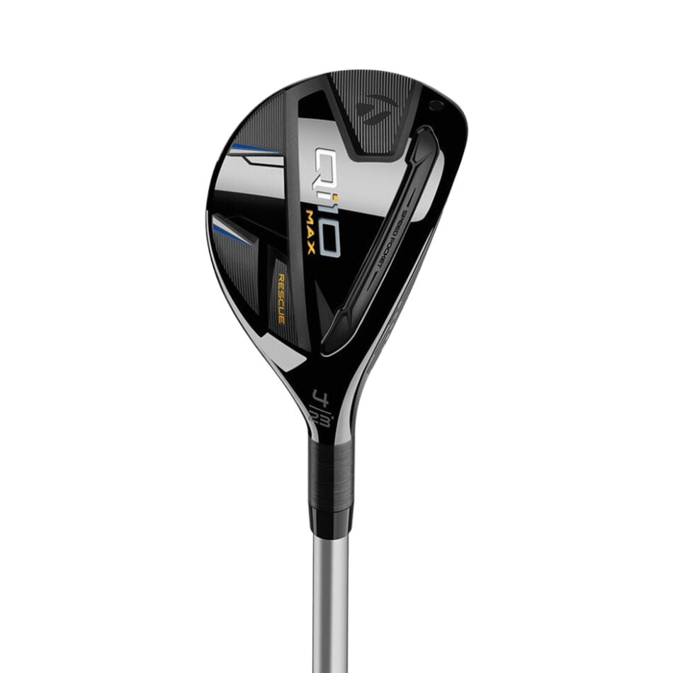 TaylorMade Qi10 MAX Rescue #4 23° Pre-Owned TaylorMade Qi10 MAX Rescue 23* 4H Hybrid Reg Fujikura