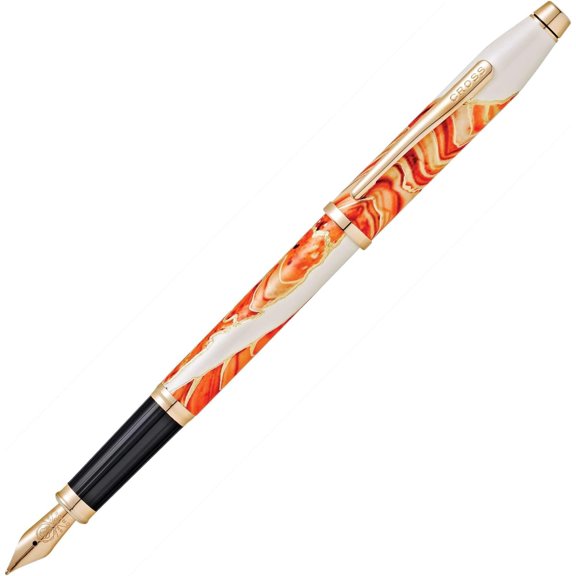 Cross Wanderlust Refillable Fountain Pen, Medium Nib, Includes Premium Gift Box - Antelope Canyon