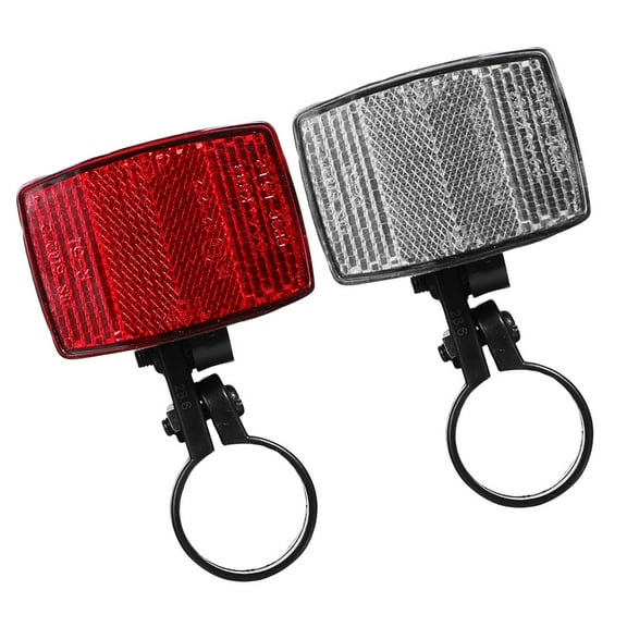 2 Pcs Bike Lights Reflector Front Lamp Scattered Beads Jewelry Sleeve
