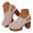 D, variant on Women's Platform Sandals Closed Toe Ankle Strap Chunky High Heel Dressy Casual Summer Shoes