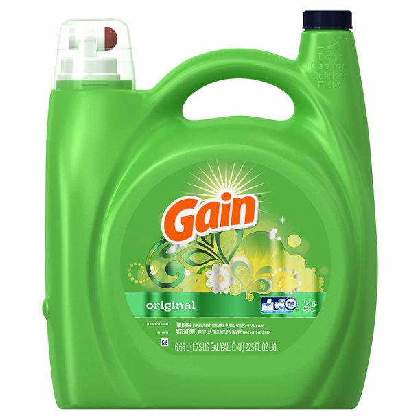 Product Of Gain He High Efficiency Original Liquid Laundry Detergent 225 Oz Laundry Detergents Bulk Savings Walmart Com Walmart Com