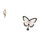 thumbnail image 5 of Figura de resina de una chica estética, escultura de arte abstracto con mariposa. Reloj de pared acrílico silencioso, decorativo para oficina o comedo, 5 of 8