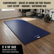 Dollamur 5x10x1.25 Wrestling Mat, Navy, Workout, Exercise, Gymnastics, Yoga