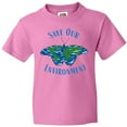 thumbnail image 3 of Inktastic Save Our Environment Earth Butterfly Youth T-Shirt, 3 of 5