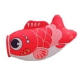 thumbnail image 3 of Almohada de carpa roja, peluche de animal, para silla de playa, decoración de oficina 50CM, 3 of 9