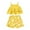 Yellow, variant on Sngxgn Girl's 2 Piece Rib Knit Outfits Twist Front Long Sleeve Top and Flare Pants Set(Pink,90)