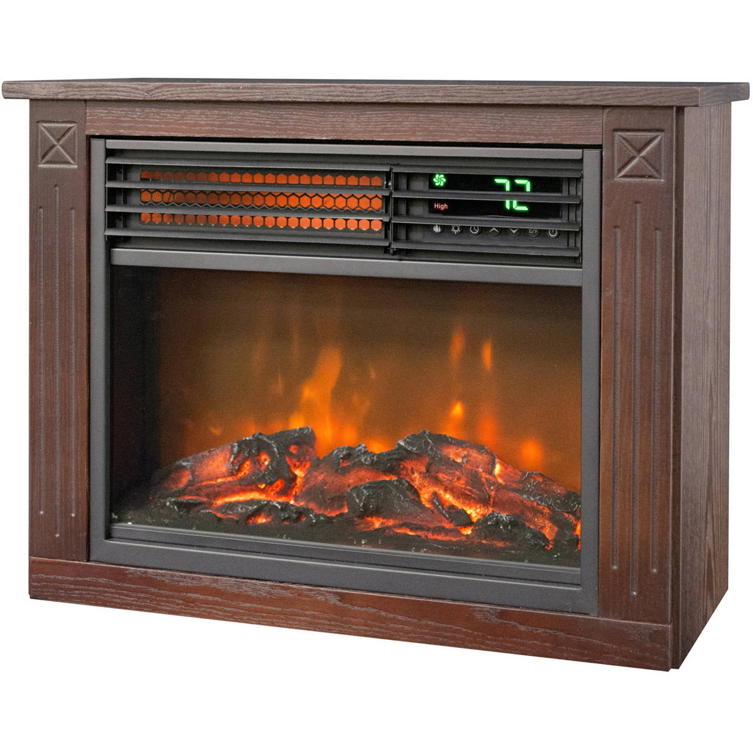 Lifesmart Infrared Heater With Flame Effect Com