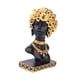 thumbnail image 3 of Estatua de mujer africana, figura tribal de resina hecha a mano creativa para gabinete Estilo C, 3 of 9