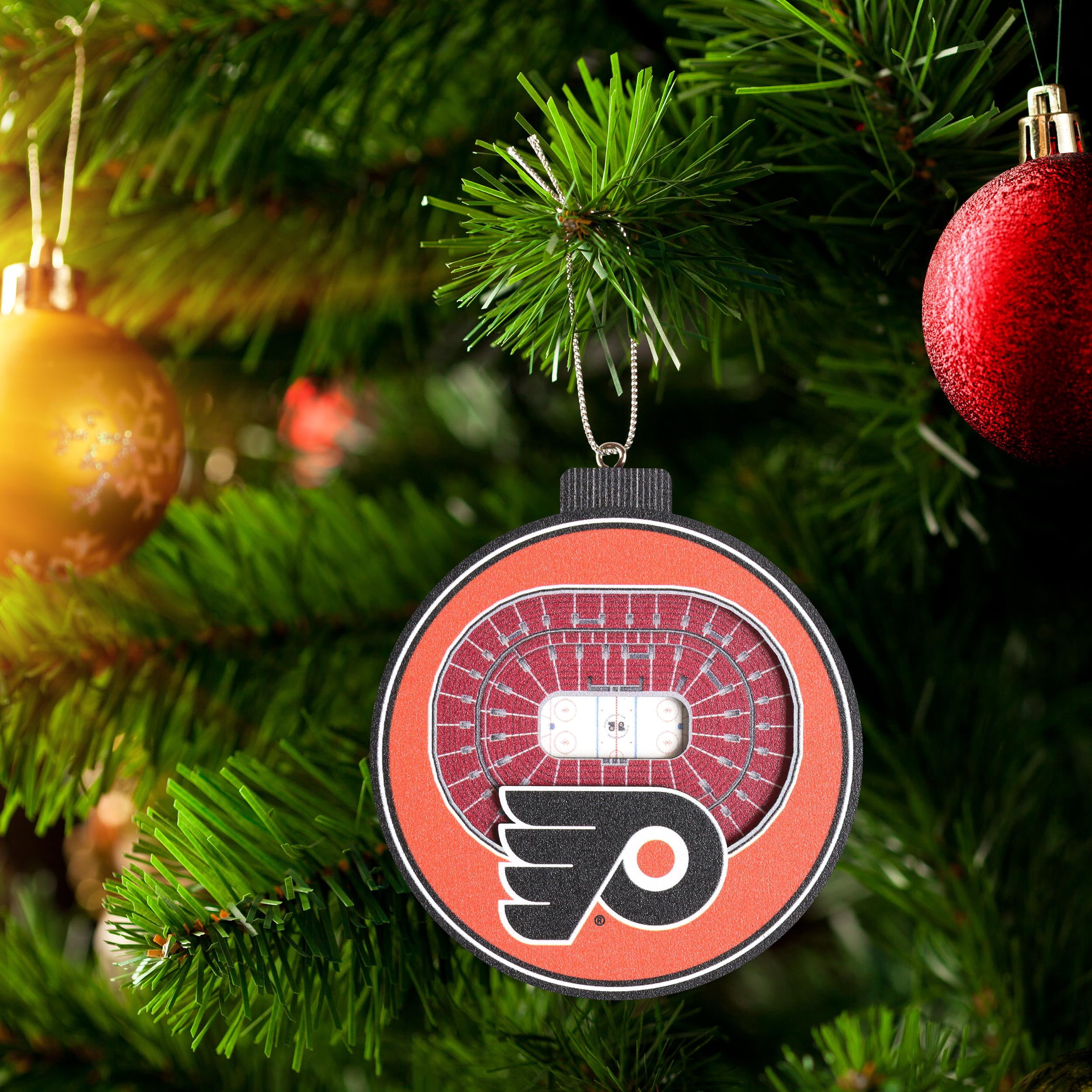YouTheFan NHL Philadelphia Flyers 3D StadiumView Ornament