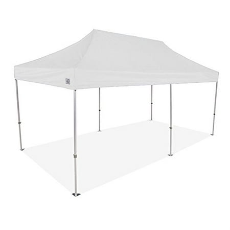 Impact Canopy 10x20 Instant Pop Up Canopy Tent, Commercial Grade Aluminum Frame, Wheeled Roller Bag,