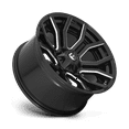 thumbnail image 2 of Fuel 1PC Aluminum Rim D711 RAGE 20X10in Gloss Black Milled Finish, D71120009847, 2 of 3