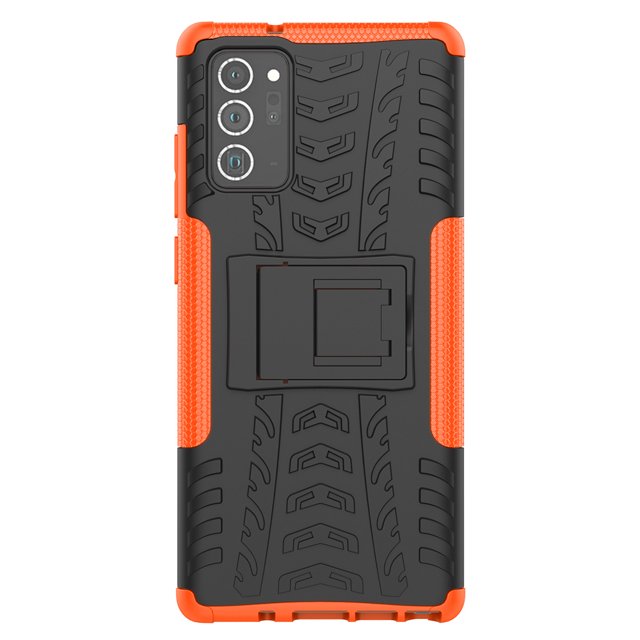 2-in-1 Hard Back Cover Shockproof Phone Case With Built-in Portable Kickstand For Samsung Galaxy Note 20 / Samsung Galaxy Note 20 Ultra
