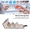thumbnail image 4 of Estuche De Almacenamiento De Gafas, Caja De Soles De Soles De Gafas Múltiples Compartimentos Múltiples Forrajes Suaves Para Viajar Para Viajar, 4 of 7
