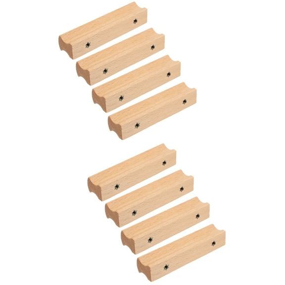 2 Pack Solid Wood Drawer Handle Furniture Pull Handles Cabinet Door