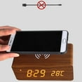 thumbnail image 3 of CCOCC Alarm Clock,Modern Digital Clock with 12/24 Hour Switch and Wireless Charging,Environmentally Friendly Bedside Clock for Every Room, 3 of 4