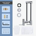 thumbnail image 6 of WOWOW Wall Mounted Pot Filler Faucet with Double Handle in Chrome, 6 of 6
