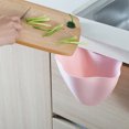 thumbnail image 4 of Poubelle de Porte de Placard de Cuisine en Forme de Fleur (Gris), 4 of 11