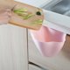 thumbnail image 5 of Bote de basura con forma de flor colgante para puerta de armario de cocina, caja de basura de plástico para el hogar (rosa), 5 of 8