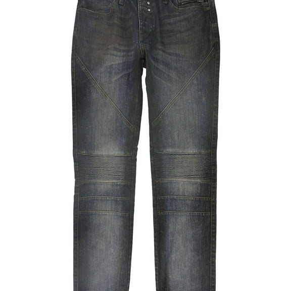 Rogue State Mens Vintage Regular Fit Jeans, Blue, 33W x 32L