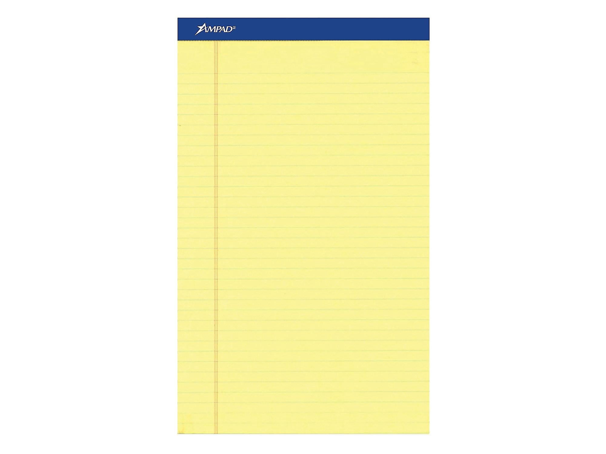 Ampad Perforated Ruled Pads - Legal