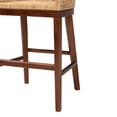 thumbnail image 6 of bali & pari Papua Natural Rattan and Walnut Brown Acacia Wood Counter Stool, 6 of 20
