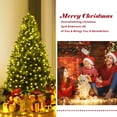 thumbnail image 5 of Costway 5Ft Pre-Lit Artificial Christmas Tree Hinged 150 LED Lights, 5 of 8