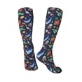 thumbnail image 4 of Fotbe The Underwater World print Women's Men's Novelty Crew Socks Cotton Socks Knee High Socks for Walking,Running,Nurses,Pregnancy, 4 of 9