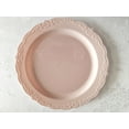 thumbnail image 7 of " OCCASIONS " 120 Plates Pack,(60 Guests) Vintage Wedding Party Disposable Plastic Plates Set -60 x 10'' Dinner + 60 x 7.5'' Salad / Dessert (Verona Blush / Antique Rose), 7 of 7