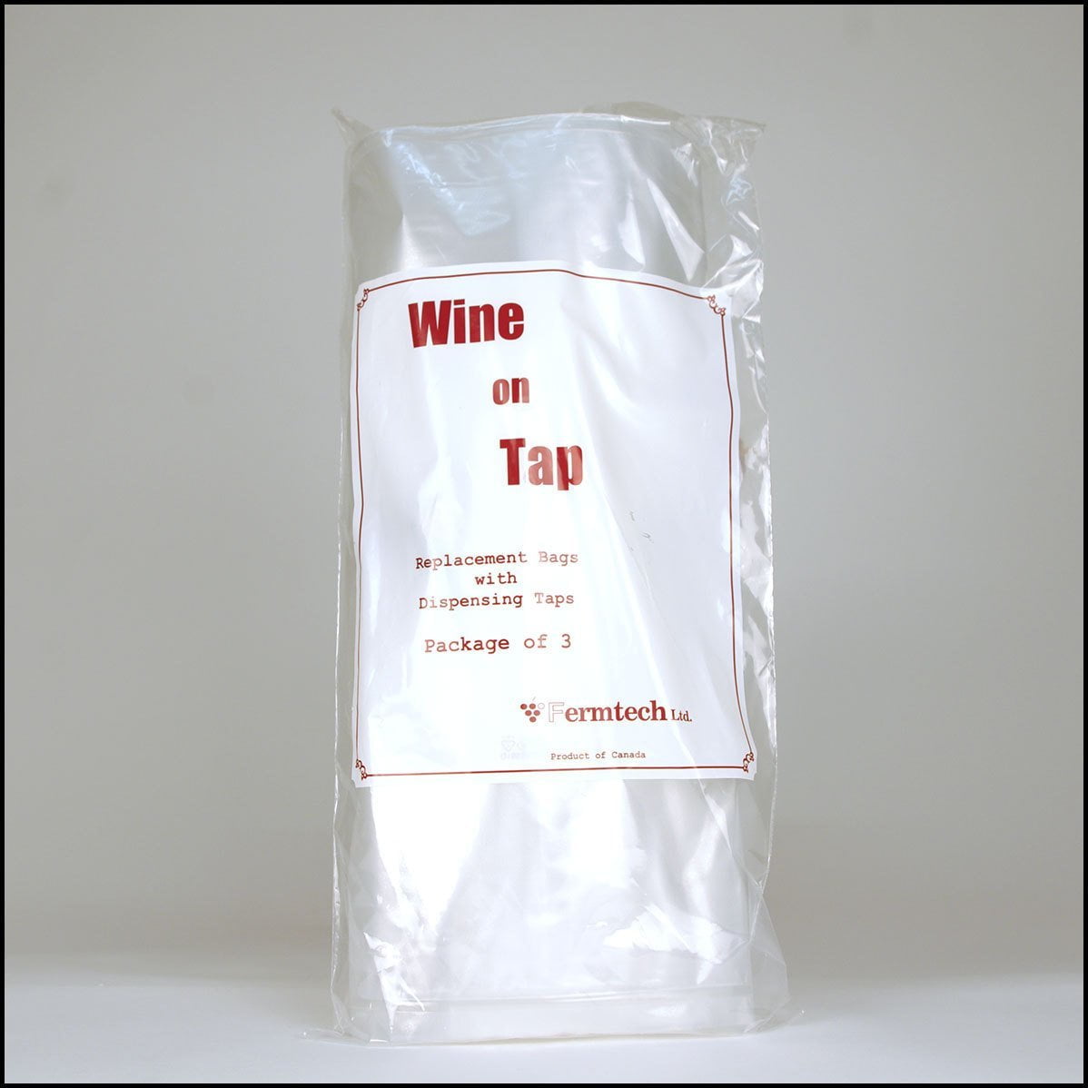 Wine On Tap Replacement bags bag of 3