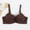 Coffee, variant on Underwire Push Up Bras for Women Adjustable Anti-Saggy Breasts Bralette Sculpting Uplift Lightly Brassiere