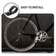 thumbnail image 5 of 2 protectores de cadena de bicicleta plegables, anticaídas, de plástico negro, para estabilizar la cadena, 5 of 8