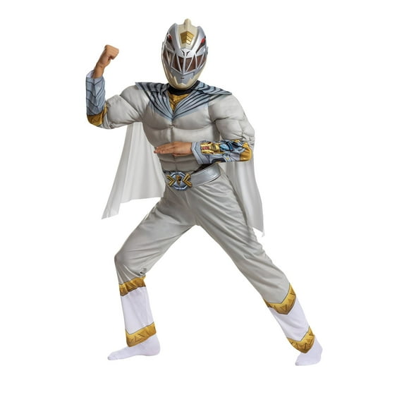 Disguise Power Ranger White Titanium Ranger Child Costume