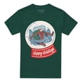 thumbnail image 1 of Spider-Man T-Shirt Rétro de Noël pour Adultes New York Happy Holidays, 1 of 6