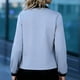 thumbnail image 3 of Tops de Manga Larga de las Mujeres Botón Casual Patchwork Up Turndown Collar Blusa Top de Moda de las Mujeres Tops de Manga Larga, 3 of 6