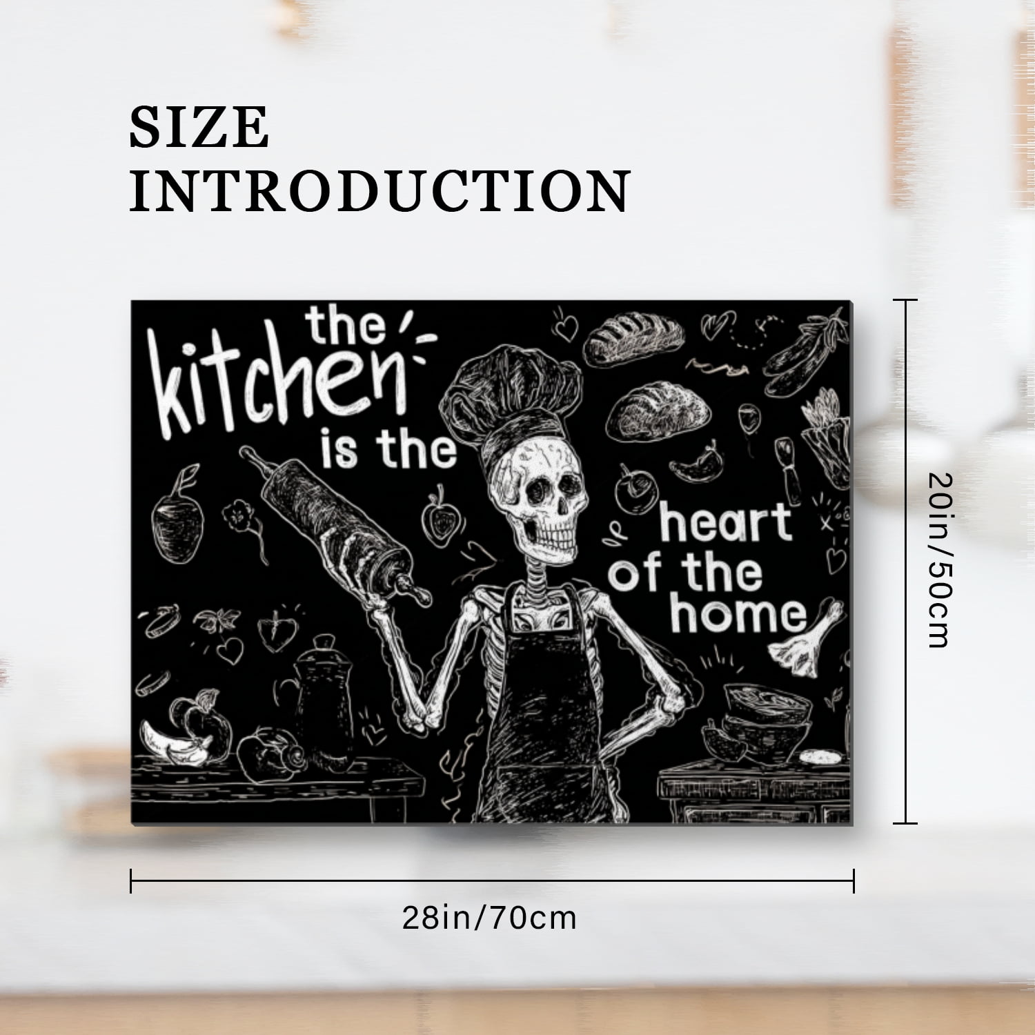 Stove Cover for Electric Gas Cooktop, Fun Kitchen Skull Stylish Print Non-stick Glasstop Stove Cover, Non-slip Stovetop Mat Expands Usage Space for Kitchen RV (28×20 Inch)
