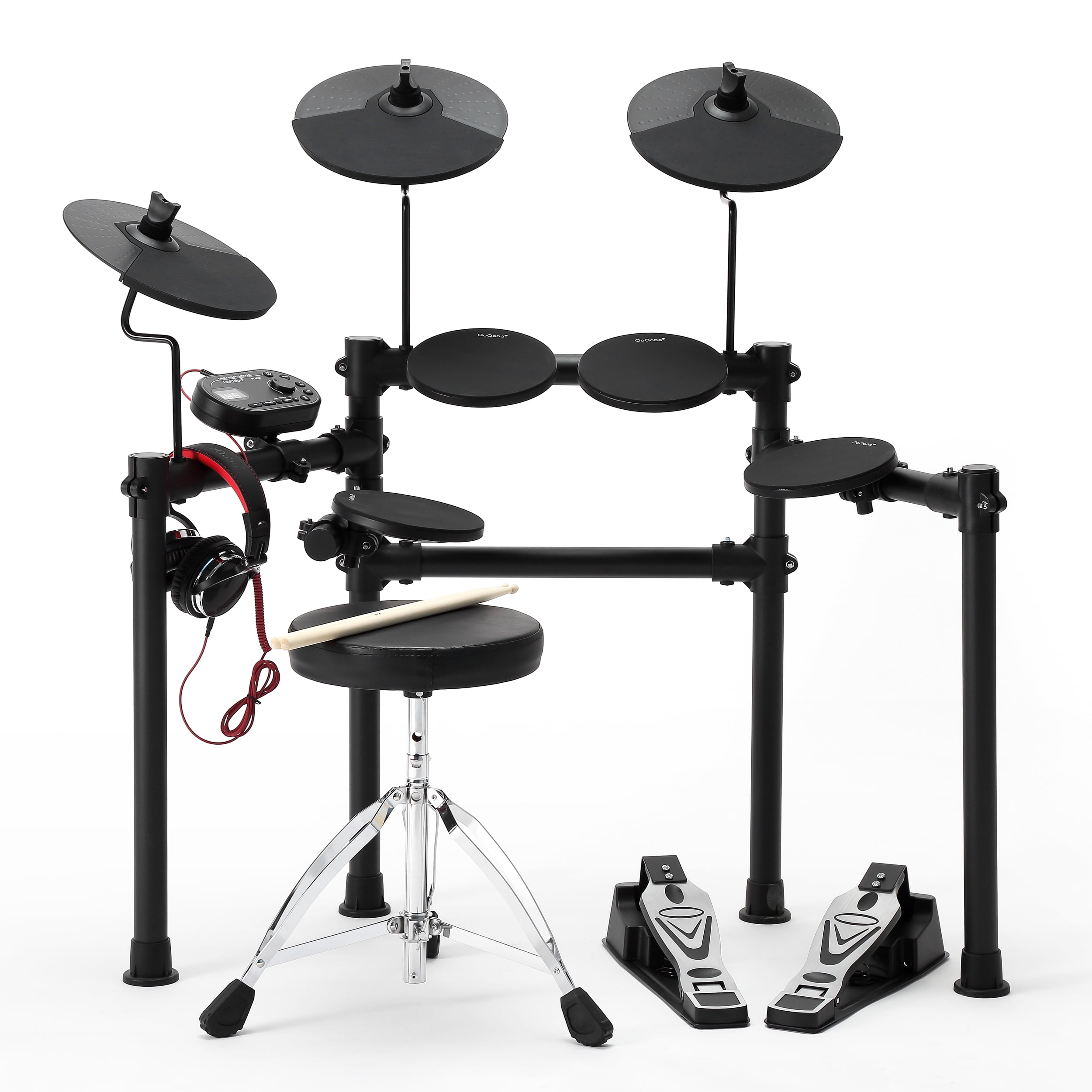 QoQoba Electronic Drum Set PRO Lite 8K Series MIDI Digital Electric