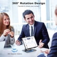 thumbnail image 5 of Desk Tablet Stand with 360°Rotation, Universal Iron Metal Tablet Stand Holder Adjustable Foldable Stable with Non-Slip Pads Heat Dissipation Frame, Compatible with Tablet/Pad/Phone and More, 5 of 9