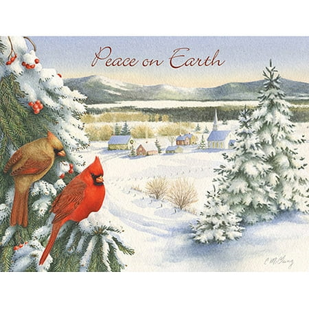 Lang "Watching Over the Village" Boxed Christmas Cards