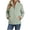 Kizanda-Green, variant on Kizanda Women Full Zip Outdoor Jacket with Zipper Pockets Stand Collar No Hood Outdoor Hiking Long Sleeve Blouse Fall Winter Mock Neck Casual Outerwear Top L