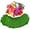 Multi-color, variant on 60 Pcs Tropical Party Decor and Accessories Set,Artificial Palm Leaves and Hibiscus Flowers,Simulation Plastic Green Leaf and Multicolor Petals,Hawaiian Beach Theme Party Supplies Scheam