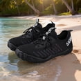 thumbnail image 5 of Dakaela Barefoot Shoes Women Casual Slip on Walking Sneakers Wide Toe Box Lightweight Hiking Minimalist Running Shoes (Black,6), 5 of 8
