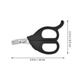 thumbnail image 2 of LEEYNEER Durable Portable Pills Cutter with Scissor Design for Travel and Kitchen Use Black PP Metal 3.5x2.1 Inches, 2 of 8