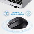 thumbnail image 2 of CHOK Wireless Mouse  2.4G Wireless Ergonomic Optical Mouse   Slim Silent Mouse with USB Receiver and 3 Adjustable DPI Cordless Computer Mouse for Laptop  Desktop  MacBook  PC and Home Off, 2 of 7