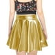 thumbnail image 5 of Minifalda Línea A Cómoda Falda Plisada Versátil Para Viajes Aureate Grande Sunnimix Falda plisada metalizada, 5 of 8