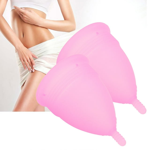 COPAS AUTÉNTICAS ORIGINES Menstruales Conjuntos de Silicona Reutilizable Copa Menstrual Con Caja de Bolsas