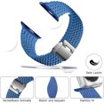 thumbnail image 2 of pulseras Extensible Compatibles Avec Le Pulsera Apple Watch 40mm 38mm Para Mujer/hombres, Pulsera De Reemplazo En Nylon Rglable Para Apple, 2 of 5