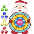 thumbnail image 1 of Juego de mesa de dardos navideños JKGIFTS de 30 cm con 12 bolas adhesivas, 1 of 7