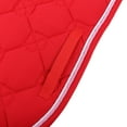 thumbnail image 4 of Tapis de Selle de Cheval à Double Corde, Tapis de Selle de Cheval en Coton Durable, Respirant pour les Animaux de Compagnie de Cheval Rouge, 4 of 8